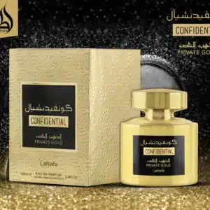 CONFIDENTIAL PRIVATE GOLD  LATTAFA  ORIGINAL 100 ML
